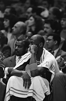 Michael Jordan Sitting out in Game