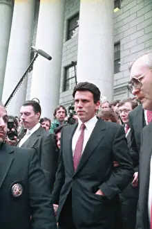 Criminal Prints: Michael Milken Leaving Court