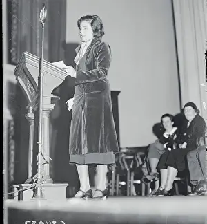 Rhetoric Prints: Michael Strange Giving Socialist Address