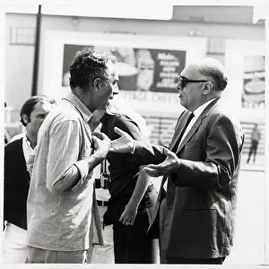 Michelangelo Antonioni Arguing with Carlo Ponti