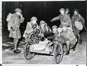 Flint Prints: Michigan National Guard With Machine Gun