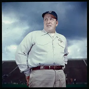 Michigan State Coach Biggie Clarence Munn Standing on Field