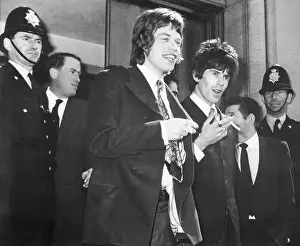 Drug Prints: Mick Jagger and Keith Richards Leave Court
