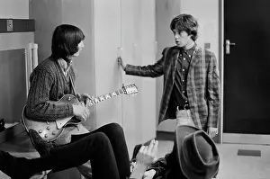Huty25045 Prints: Mick Jagger And Steve Boone