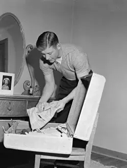 Mickey Mantle Blowing Bubble