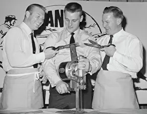 Tailor Prints: Mickey Mantle Cutting Roger Maris Necktie