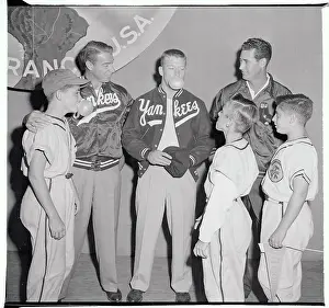 Mickey Mantle Packing Suitcase