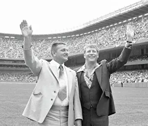 Opening Day Prints: Mickey Mantle And Roger Maris Waving