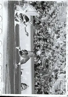 Mickey Mantle and Teammates Playing Baseball