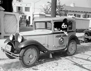 Mickey Mouse Driving Personalized Car