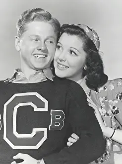 Adoration Prints: Mickey Rooney and Ann Rutherford