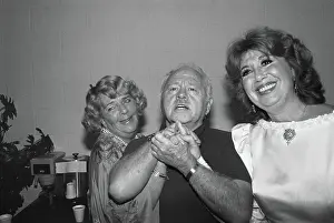 Mickey Rooney and Beverly Sills Backstage with Friends