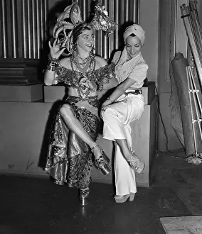 Brazilian Ethnicity Prints: Mickey Rooney With Carmen Miranda