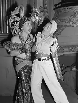 Mickey Rooney and Carmen Miranda
