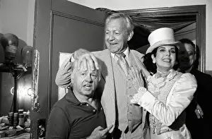 Mickey Rooney Clowning with Friends