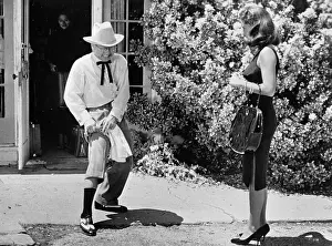 Mickey Rooney Demonstrating Action Move to Fay Spain