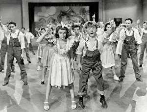 Mickey Rooney and Judy Garland Dancing