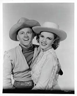 Lac0039 Prints: Mickey Rooney And Judy Garland In Girl Crazy