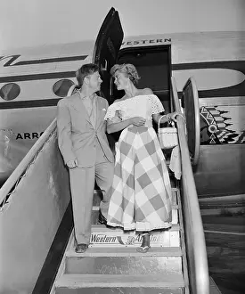 Mickey Rooney and Martha Vickers