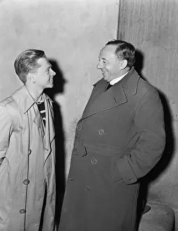 Mickey Rooney with Reverend Robert Anderson Jardine