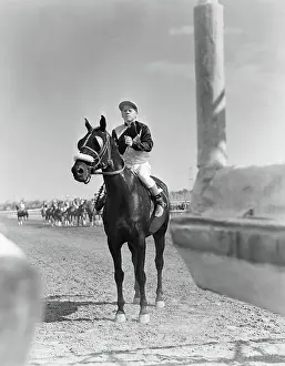 Mickey Rooney Rising a Horse