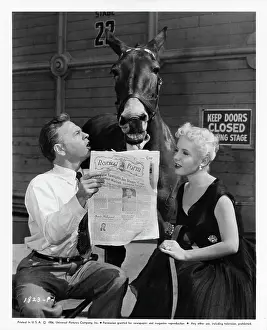 Mickey Rooney And Virginia Welles In Francis In The Haunted House