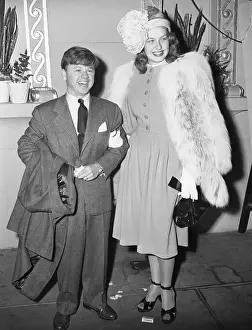 Mickey Rooney with His Wife