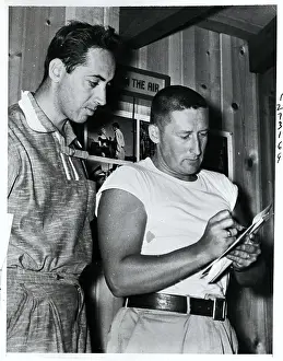 Mickey Spillane Signing for Letter