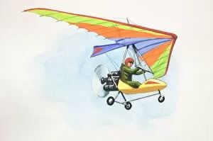 Images Dated 22nd March 2006: Microlight aircraft