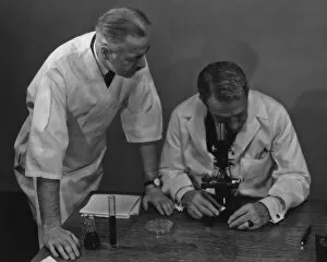 The Keystone Press Agency Collection Gallery: Microscopic Examination