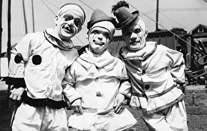 Clown Prints: Three Midget Clowns/Full Clown Outfits