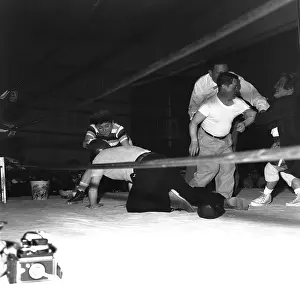 Lac0120 Prints: Midget Wrestling Match