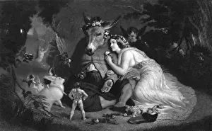 Theater Prints: Midsummer Nights Dream Illustration