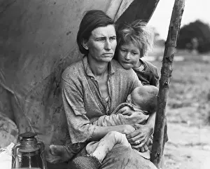Austerity Prints: Migrant Farm Worker Mother and Children
