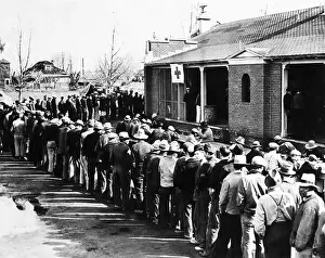 Flood Prints: Migrant Workers Line Up for Food
