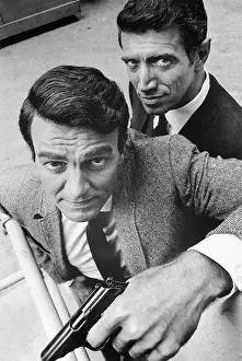 Mike Connors and Joe Campanella