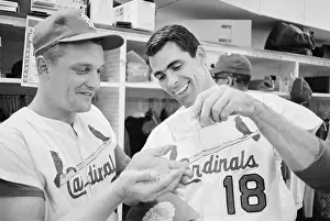 Mike Shannon with Roger Maris