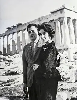 Mike Todd And Wife Elizabeth Taylor