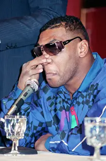 1990s Prints: Mike Tyson Holding Nose
