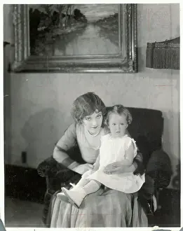 Motherhood Prints: Mildred Davis with Her Daughter Gloria Lloyd