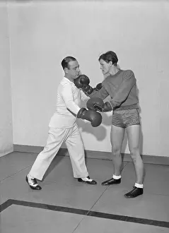 Powerful Prints: Mildred Didrickson and Artie McGovern Inside Boxing Ring