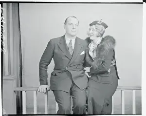 Mildred Harris Chaplin with New Husband William Fleckenstein