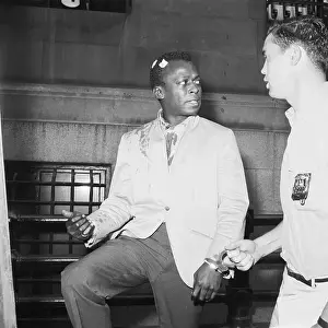 Miles Davis in Courtroom after Altercation with Police