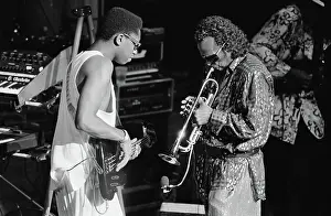 Miles Davis Performing at Jazz Festival