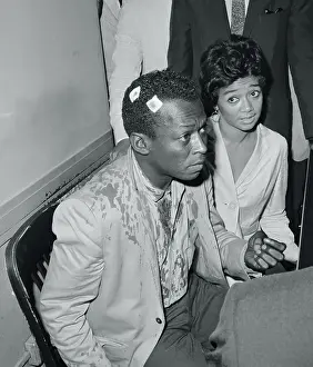 Miles Davis with His Wife