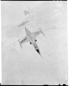 Burbank Prints: Military Airplane in Flight