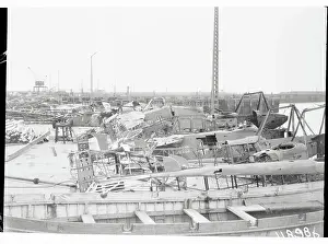 Heligoland Prints: Military Airplane Graveyard at Heligoland