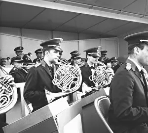 Images Dated 6th November 2006: Military band, (B&W)