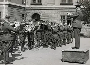 Flute Prints: Military Band Practice