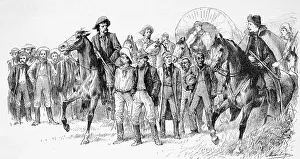 Escorting Prints: Military Escorting Arrested Claimjumpers